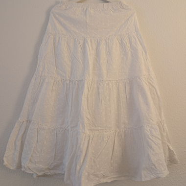 jupe longue blanche