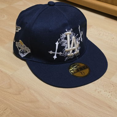 LA Cap 59FIFTY Blue Kappe