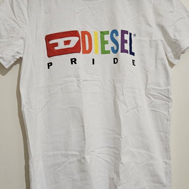 Diesel Pride weisses T-Shirt
