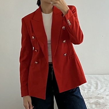 Red Zara Blazer 