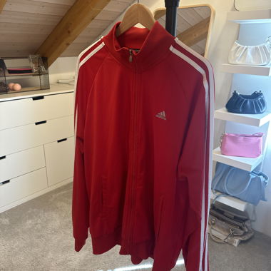 Giacca da allenamento Adidas rossa