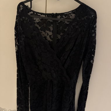 Robe dentelle noire
