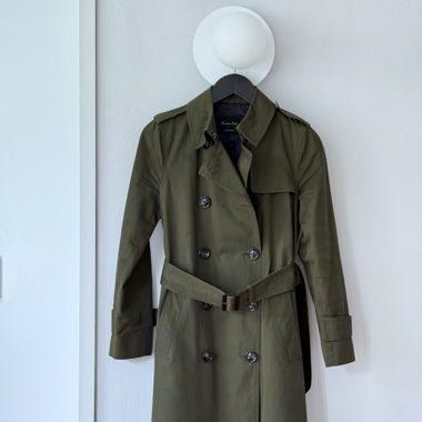 MASSIMO DUTTI Trenchcoat - Olive