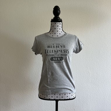 grey graphic tee from spider-man