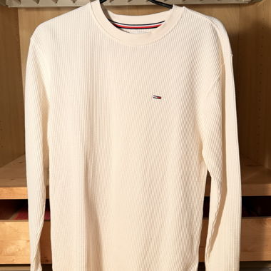 Langarmshirt in Creme