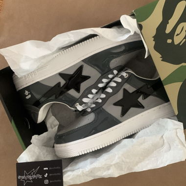 Bapesta Grey /Dark Grey / Black