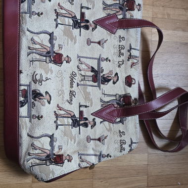 Gepolsterte bedruckte Shopper-Tasche