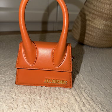 Mini sac Jacquemus orange