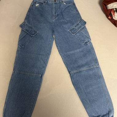 Blue Cargo Jeans