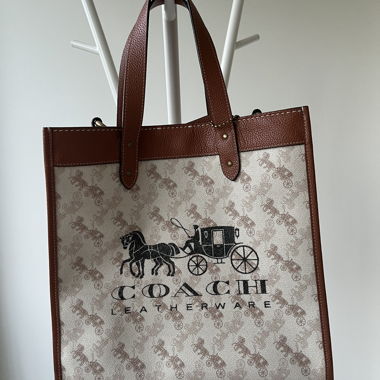 Coach Tote Bag: Horse & Carriage Print Original