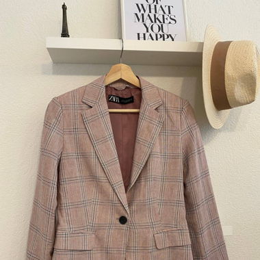 Karierter Blazer