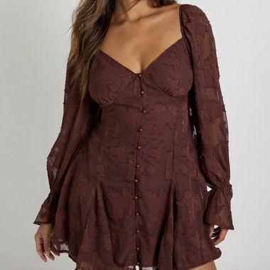 Mini abito Boohoo bordeaux 42 / XL 