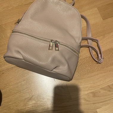 Zainetto rosa in pelle