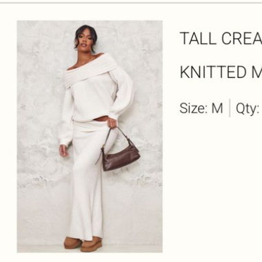 Knitted Skirt Plt