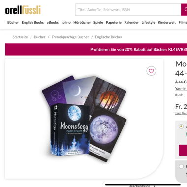 Moonology oracle cards