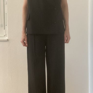 Ensemble noir à carreaux Karo Kauer
