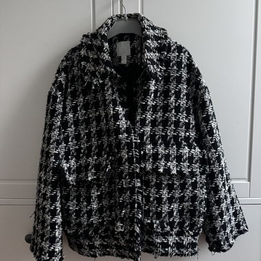 coat black&white