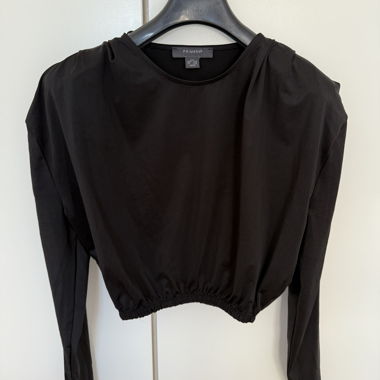 Schwarze Primark-Langarmbluse