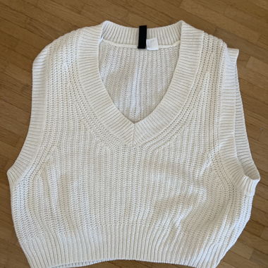 White gilet