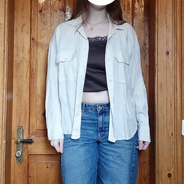 White overshirt