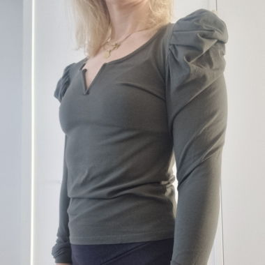 Shirt mit Puffärmel