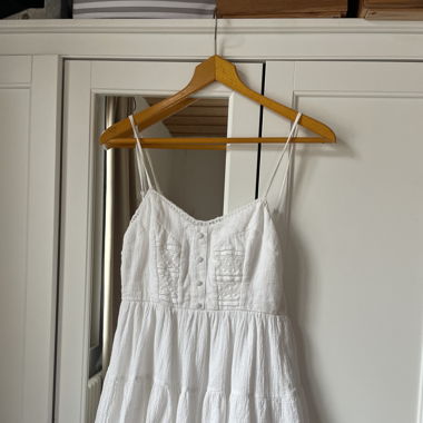 PRINCESS POLLY WHITE SUMMER MINI DRESS