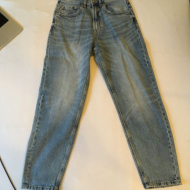 Jeans wide leg blu