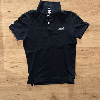 Superdry black polo