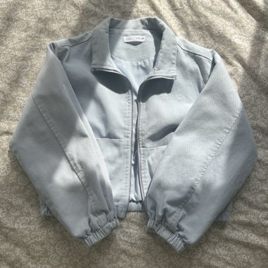 ZARA kids light blue zip jacket 11-12y
