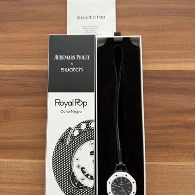Royal Pop Swatch x Audemars Piguet Ocho negro