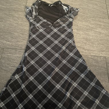 Checked dress