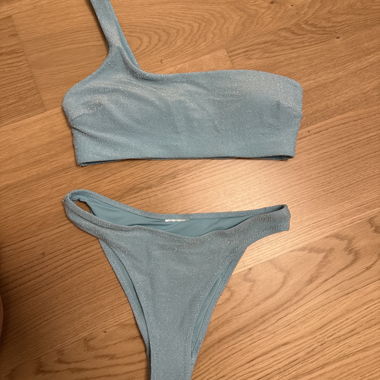Glitter Bikini Set Blue