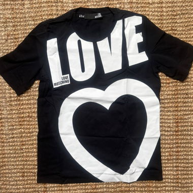 Love Moschino Black Tshirt - S/M