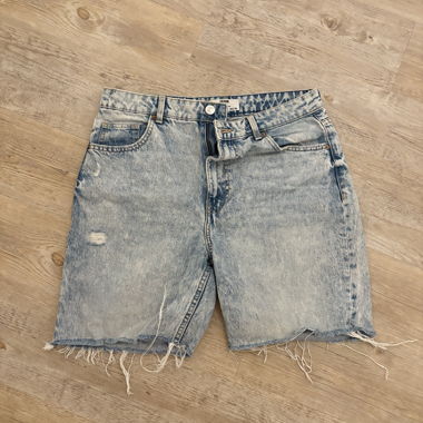 Short in denim azzurro chiaro