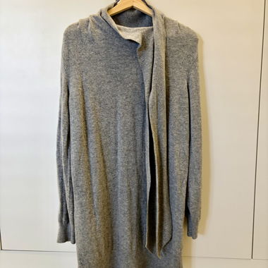 & Other Stories vestito in lana merino grigio