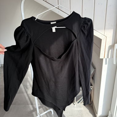 Langarm Body schwarz
