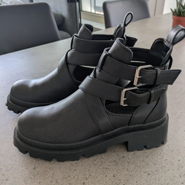 Bottines noires Even&Odd
