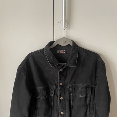 Vintage denim jacket oversize look size m 