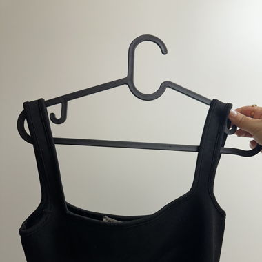  Schwarzes Cropped Top 