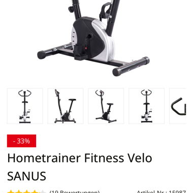 Sanus Home Trainer Fitness Bike