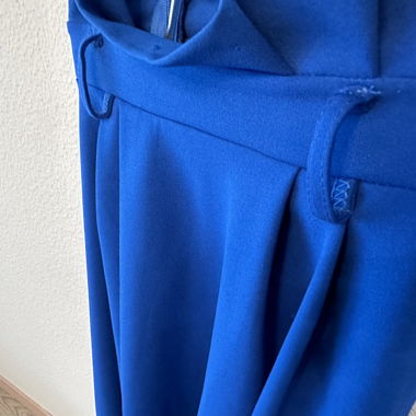 Stunning blue cape skirt - short front long back