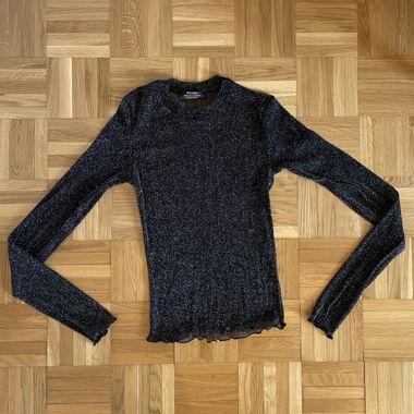 Sheer sparkly top