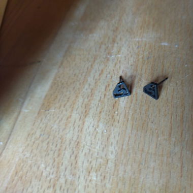 SUPERMAN earrings
