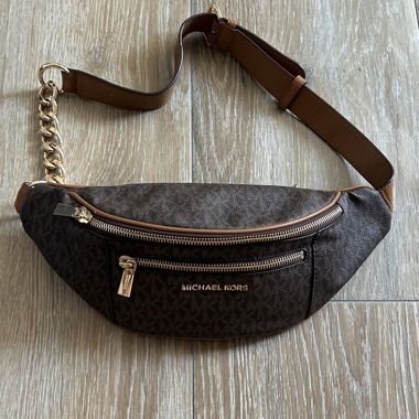Banane Michael Kors marron 