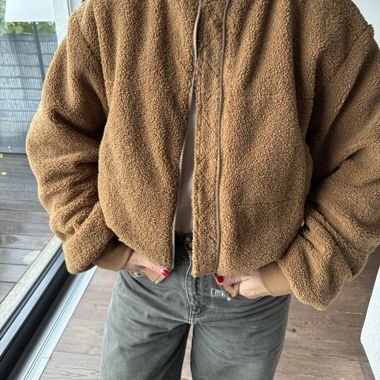 Veste bomber camel COS, taille S