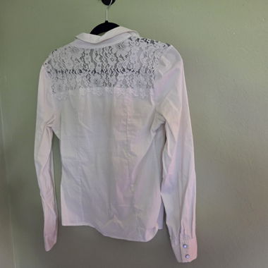 White Lace Shirt by Morgan