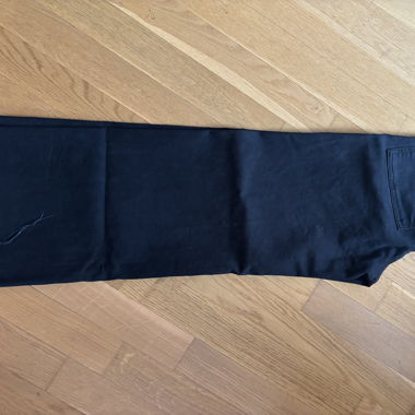 schwarze high rise Jeans von Zara wide leg