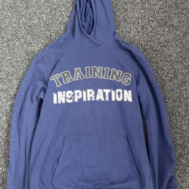 Blaue Kapuzenpullover