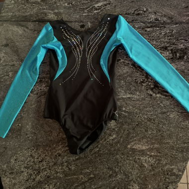 Justaucorps de gymnastique bleu 
