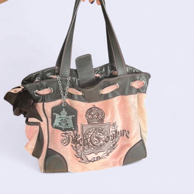 Sac Juicy velours rose daydreamer